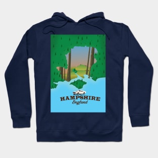 Hampshire England travel map Hoodie